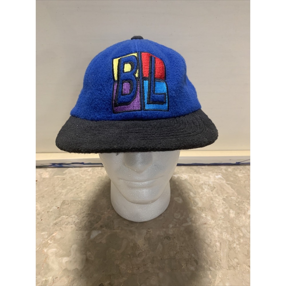 Vintage 90's Bud Light Fleece SnapBack Hat Cap USA Budweiser Beer